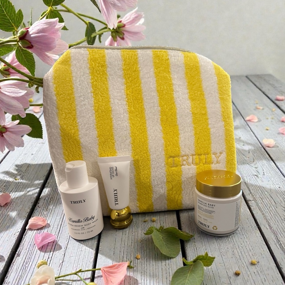 TRULY Baby Vanilla 4 Piece Skincare Set